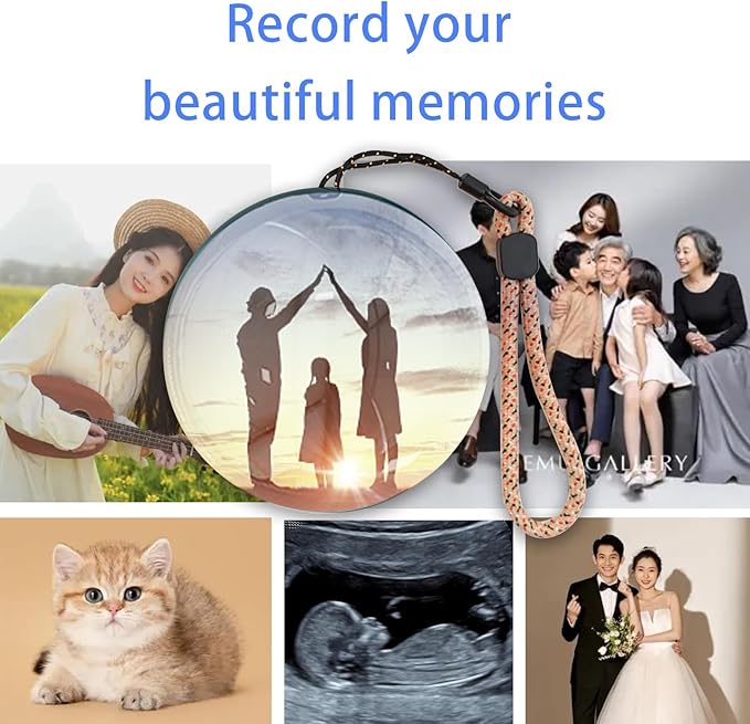 Electronic Crystal Ball Photo & Video Display – Personalized Gift with Sound | Great for Love & Memories